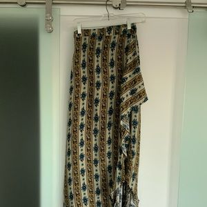 Novella Royale Skirt Hudson Stripe Blue, Sz Small